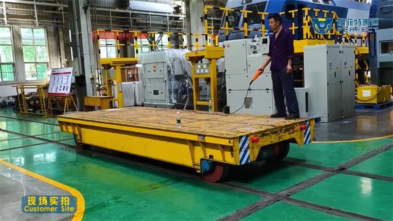 motorized die cart with large table 25 tons